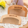 1Pc Natural Peach Wood Comb Close Teeth Anti-static Head Massage Beard Hair Care Tool Beauty Accessories Barber Women's Hairdres. 