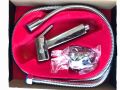 Miller Bidet Spray Set Hand Shower Heavy Square Chromium plated Brass Bathroom. 