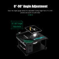 Multi-Functional Table Saw Mini Desktop Saw Cutter Electric Cutting Machine with Saw Blade Adjustable-Speed 35MM Cutting Depth for Wood Plastic Acrylic Cutting. 