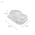RC Car Body, RC Drifting Touring Car Body Shell, Transparent RC Crawler Body, 1:18 Clear SHell for RC Car. 
