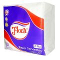 Flora Paper Serviettes 2Ply 100S. 