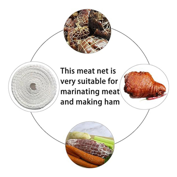 Wire Meat Packing 5 Meter 4 Roll Meat Net, Ham Sausage Net, Grilled Chicken Barbecued ...