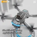 High-end drone flycam P15 pro dual camera 4k full HD, Wifi connection from phone transmits from a distance of 500m, anti-collision sensor. 