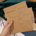 1/4/8Pcs Kraft Envelope Reusable Retro Brown Simple Packing Invitation Card File Writing Letter Covers Paper Envelops Office. 