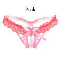 Women Lingerie Knickers Open s Panties Pearl Lace G-string Underwear. 
