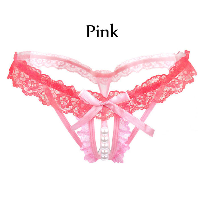 Women%20Lingerie%20Knickers%20Open%20s%20Panties%20Pearl%20Lace%20G-string%20Underwear%20-%20Image%207