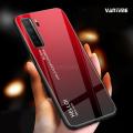 Vantime for Huawei Nova 7 SE 5G Case Gradient Phone Back Hard Glass Cover. 