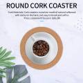 Self-Adhesive Cork Coasters,Cork Mats Cork Backing Sheets for Coasters and DIY Crafts Supplies (80, Round). 