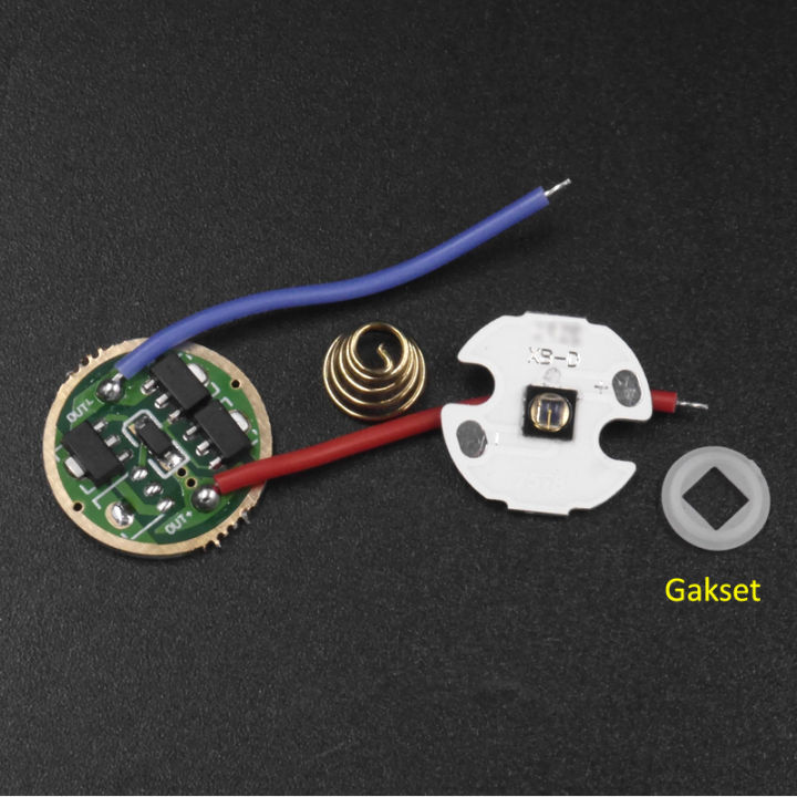 【UrbanNomad】led-chip 850nm led IR940nm LED Emitterwith 16mm 20mm +17mm 3x7135 flashlight Driver Board electric Circuit Board