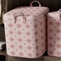 New With Handle Clothes Storage Bins Foldable Large Capacity Quilt Storage Bag Dust-Proof Clothes Organizer Closet Storage Box for Home. 