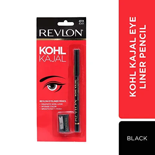 Revlon%20Kohl%20Kajal%20Eye%20Liner%20Pencil%20With%20Sharpener,%20Black,%20Matte%20Finish,%201.14g(FROM%20INDIA)JEZ%20-%20Image%202