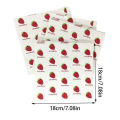 50pcs Bento Absorbent Paper Cake Box Pads Sandwich Burger Cake Wrappers Mats Food Packaging Waxed Paper -Proof Baking Papers. 