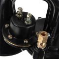 12V/24V Auto Air Horn Loud Truck Trumpet Air Horn with Electric Valve Flat for Car Vehicle Trucks Bus Van Train. 
