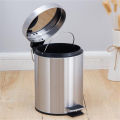 8L Brushed Stainless Steel Rubbish Bin Step Trash Can Wastebasket Garbage Container Bin Dust Bin with Lid for Bathroom Kitchen Waste Bin Removable Liner Bucket. 