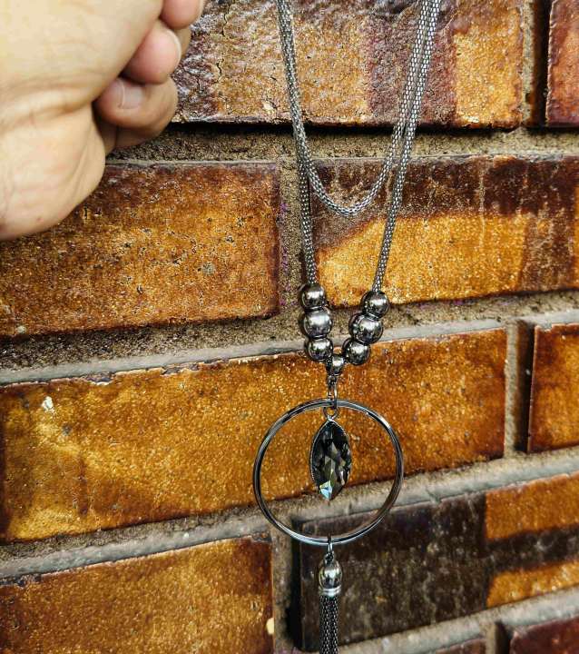 Oxidize%20silver%20color%20long%20round,%20water%20drop,%20square,%20Marquise%20Sheps%20round%20pendent%20design%20fancy%20necklace%20with%20chain%20tassel%20for%20women%20and%20girl%20-%20Image%203