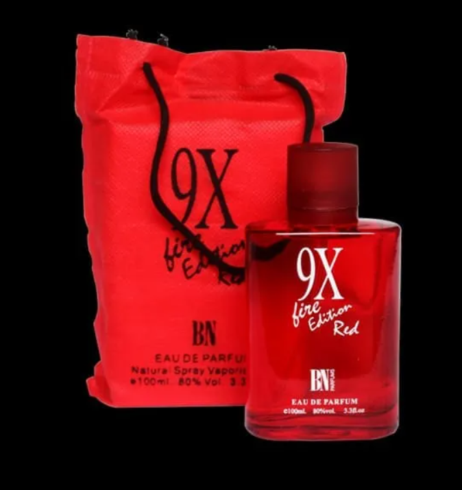 9X Fine Red Perfume - 100ml Perfume Fragrance for Men - Eau de Parfum ...
