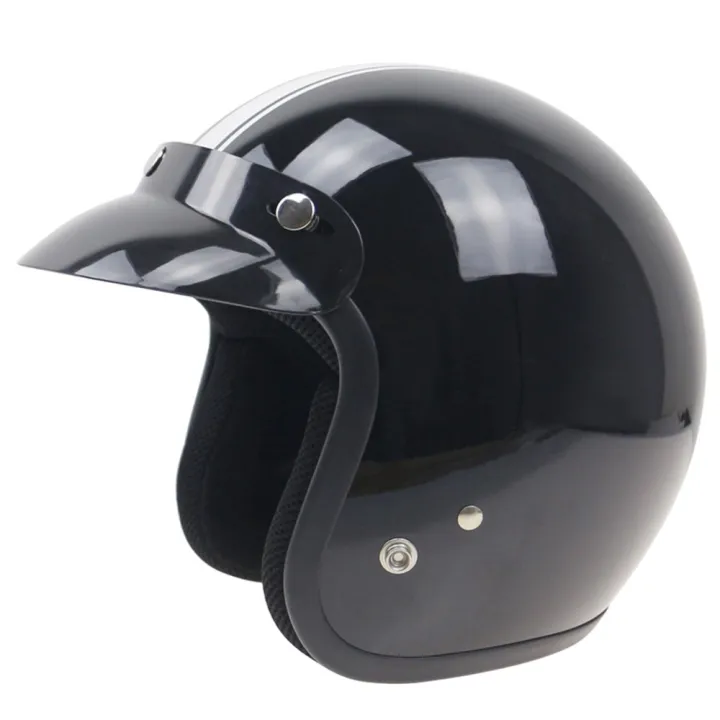 %E2%9C%BFReady%20stock%20Universal%20Black%203-Snap%20Motorcycle%20Helmet%20Peak%20Lens%20Open%20Face%20Sun%20Shade%20Visor%20Shield%20-%20Image%203