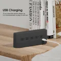 iFlashDeal Alarm Clock LED Mirror Alarm Clock Rechargeable Digital Clock Voice Control Desk Clock USB Table Clock Simple Style Clock Multifunctional with Mute and Temperature for Bedroom Home Office. 