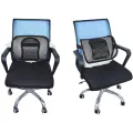 Mesh Back Support for Office Chair, Lumbar/Chair Back Support with Elastic Strap Back Rest for Car Seat/Back Pain Relief. 