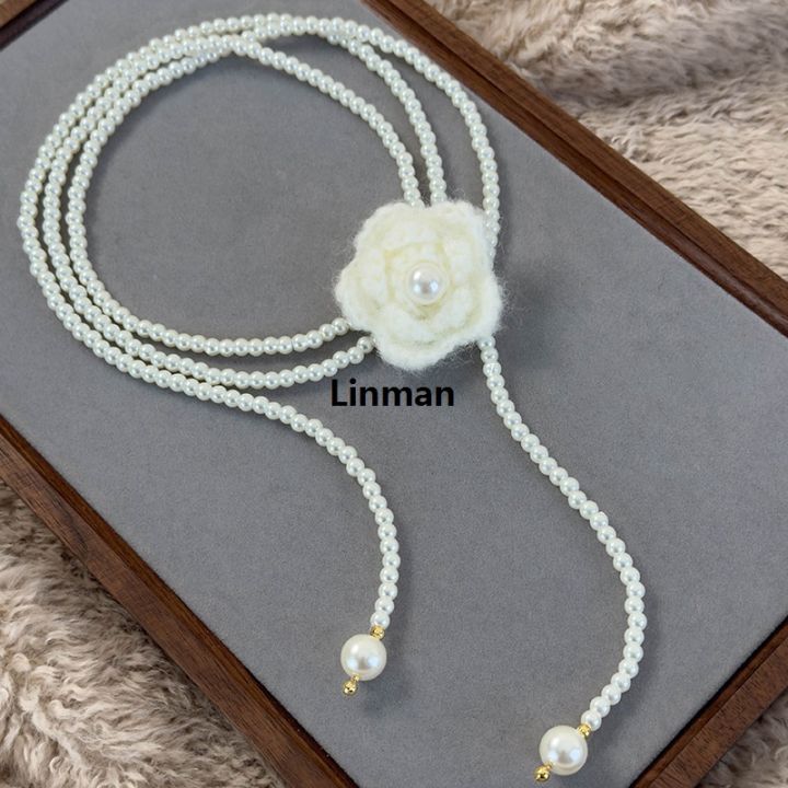 Linman%20Elegant%20Classic%20Women%20Girls%20Fashion%20Pearl%20LPortable%20ong%20Necklace%20Fashion%20Sweater%20Chains%20Luolong%20-%20Image%207