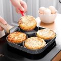 Egg Frying Pan Nonstick Pancake Pans 4-Cups cookware Pancake, Omelette Pan Aluminium Alloy Egg cooker SMT. 