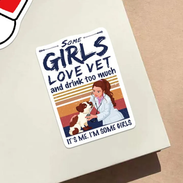 Vet%20Med%20Stickers%20Cute%20Veterinary%20Decals%20Vet%20Doctor%20Notebook%20Material%20Stickers%2050%20PCS%20Waterproof%20Decals%20Laptop%20Accessories%20For%20-%20Image%203