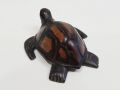 Wood Carved Turtle Figurine (Small). 