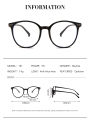 Retro Anti Blue Light Computer Eyewear Frame For Women  Men Optical Spectacle Glasses Eyeglasses Frame Unisex. 