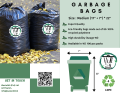 Garbage Bags (Medium) - 100 Pcs Pack. 