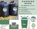 Garbage Bags (Medium) - 100 Pcs Pack. 