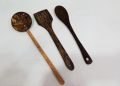 Oil Coconut Shell spoon & Kitul wooden spoon & Patta. 