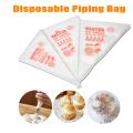 Set Disposable Piping Bag Icing Fondant Cake Cream Squeeze Cream Bag Dessert Decorators Pastry Tip Cake Tools 10/25/50 pcs. 