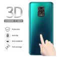Clear Slim Carbon fibre Phone Transparent protective Mobile Back Sticker For Redmi 9C. 
