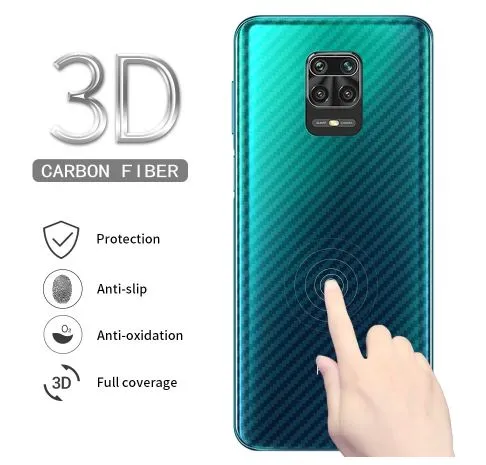 Clear%20Slim%20Carbon%20fibre%20Phone%20Transparent%20protective%20Mobile%20Back%20Sticker%20For%20Redmi%209C%20-%20Image%203