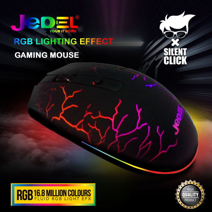 Jedel M81 RGB Mouse High Quality Colorful Gaming Mouse