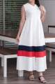 Women'S White Frock Fashion Dresses. 