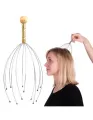 Head Massager Therapy Stainless Wire Hand Held Head Scalp Massager. 