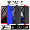 GKK Branded Redmi 9 High Quality Hybrid Plastic Super Attractive GKK Branded Design and Protection Dual Tone 360° Case for Redmi 9. 