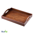 Mahogany wooden Tray - Kitchen tray - Wooden serving Tray. 