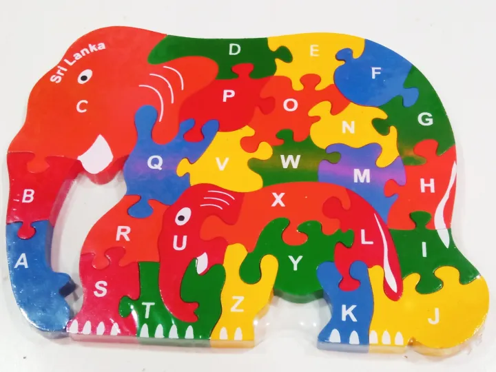 Kids%20Puzzle%20elephant/%20Double-Sided%20Wooden%20Elephant%20Family%20Puzzle/%20Alphabet%20-%20Image%205