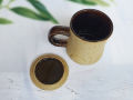 Mug With Lid. Ceramic Mug. Lid Mug. 