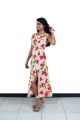 Sleeveless sexy floral frock for women 2022. 