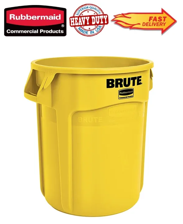 Rubbermaid Commercial Products BRUTE® Heavy-Duty 20-Gallon (76 Liter) Garbage Bin