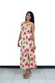 Sleeveless sexy floral frock for women 2022. 