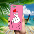 Back Cover For Samsung M01 Core Snapping Girl Design. 