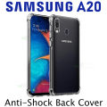 ANS Samsung Galaxy A20 / A30 Soft Silicone TPU Case with anti-shock protection hardy edges fully transparent cover bumper case For Samsung Galaxy A20 / A30. 