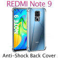ANS Redmi Note 9 Soft Silicone TPU Case with anti-shock protection hardy edges fully transparent cover bumper case For Redmi Note 9. 