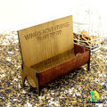 Wooden Visiting Card Holder For Office Table, Wooden Butterfly Visiting card Holder. 