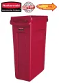 Rubbermaid Commercial Products SLIM JIM® Heavy-Duty 23-Gallon (87 Liter) Garbage Bin. 