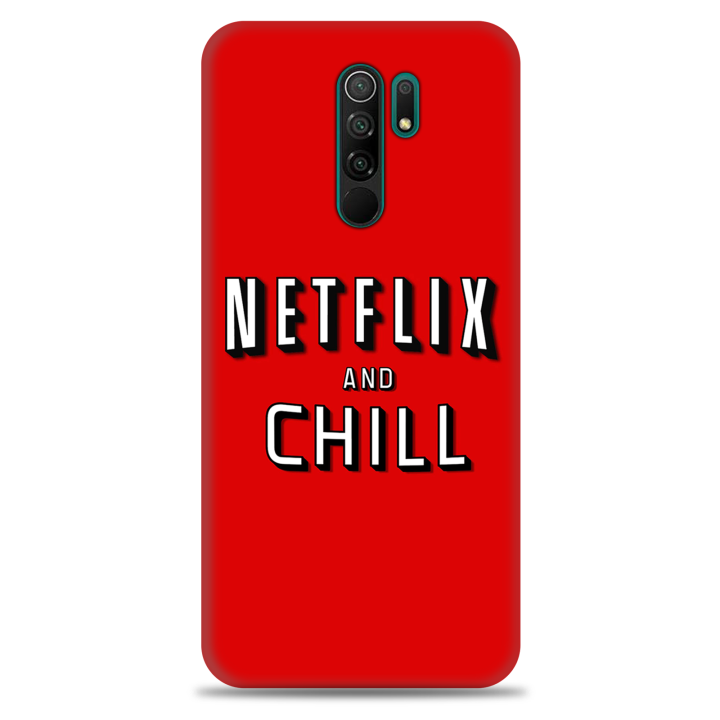 Back Cover For Redmi 9 Netflix Design